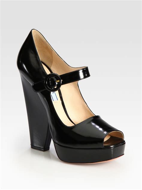 Prada platform heels